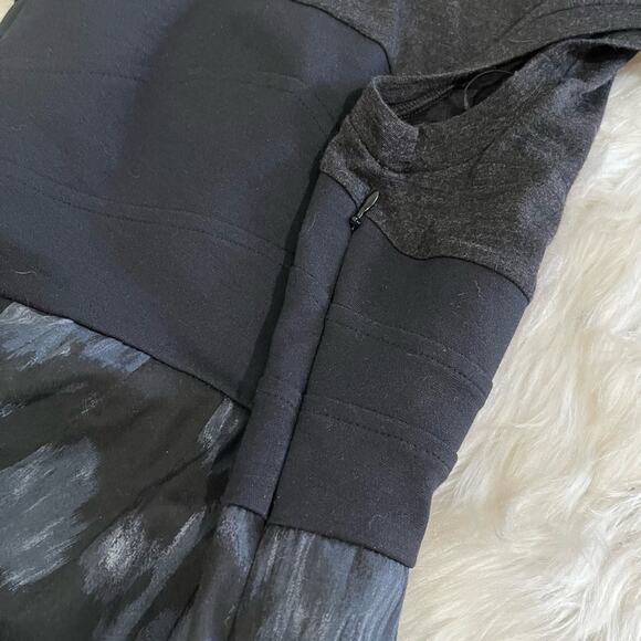 NEW Theory Wool Cotton Classic Tailored Structured Fit Flare Sleeveless Dress 0 - Picture 13 of 16